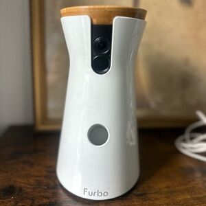 White Furbo Dog Camera that throws treats